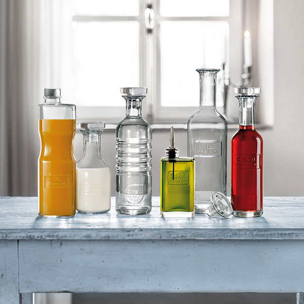 Ёмкость для масла «Оптима»;стекло;250мл;,H=14,L=7,B=5см;прозр.