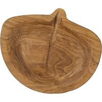 Блюдо «Липа» светлый дуб;,H=30,L=185,B=165мм