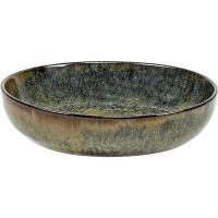 Салатник «Серфис»;керамика;D=16,H=4см;серо-голуб.