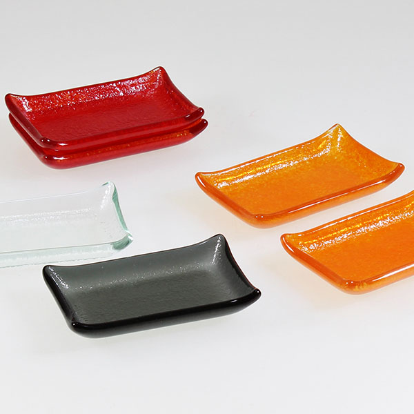 Блюдо сервировочное для канапе;стекло;,L=7,B=7см;прозр.