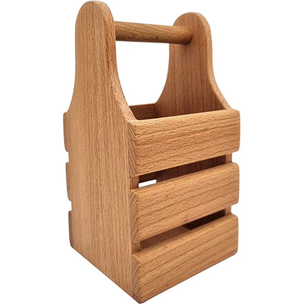 Подставка для мельниц для специй;бук;,H=20,L=10,B=10см;св. дерево