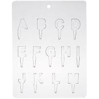Форма для шоколада «Английские буквы 13 шт д/торта»;полиэтилен;,L=24,B=18,5см