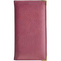 Папка для счетов;кожезам.;,L=22,B=12см;бордо