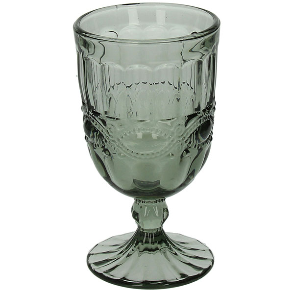 Бокал для вина «Соланж»;стекло;275мл;D=80,H=146мм;серый