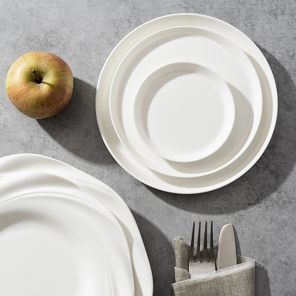 Тарелка мелкая;фарфор;D=204,H=19мм;белый