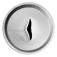 Насадка кондитерская «Лепесток»;сталь нерж.;D=22/10,H=30мм;металлич.