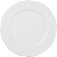 Тарелка «Опера» мелкая;фарфор;D=28см;белый