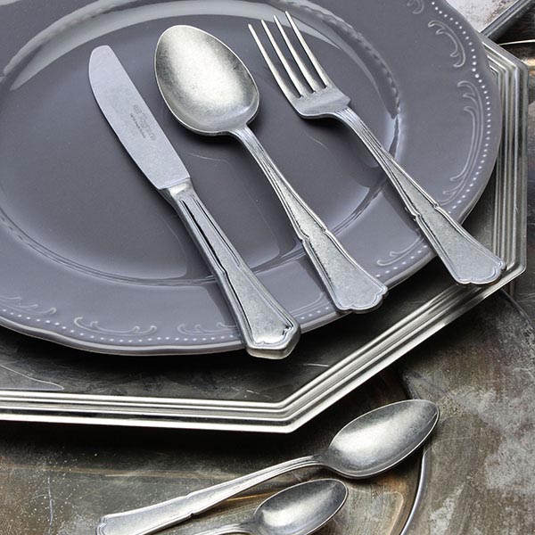 Ложка столовая «Шарм» состарен.;сталь нерж.;металлич.