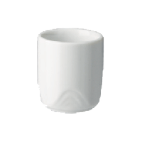 Стакан для зубочисток «Мелодия»;фарфор;D=38,H=45мм;белый