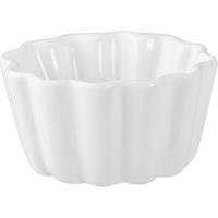 Салатник для комплимента «Кунстверк» с волнистыми краями;фарфор;50мл;D=61,H=25мм;белый