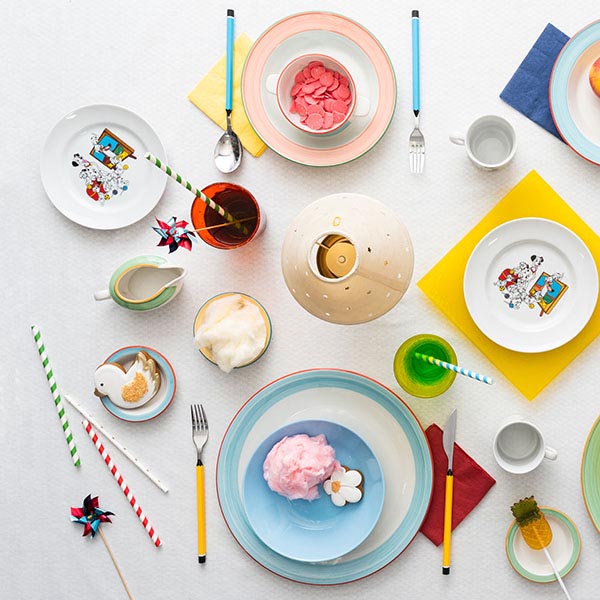 Блюдце «Рио Блю»;фарфор;D=165,H=18мм;белый,синий