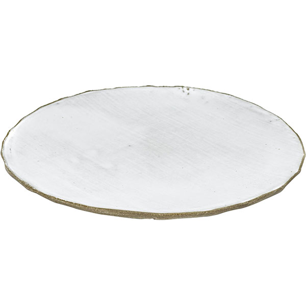 Тарелка;бетон;D=280,H=35мм;белый,серый