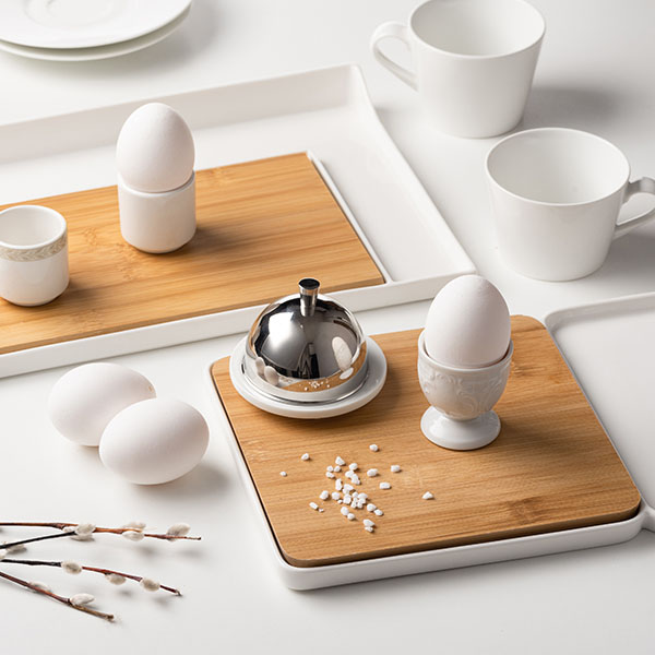 Масленка с крыш.;фарфор,сталь нерж.;D=9,H=7см;белый