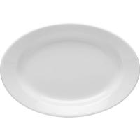 Блюдо «Кашуб-хел» для рыбы;фарфор;,H=5,L=38,B=22см;белый