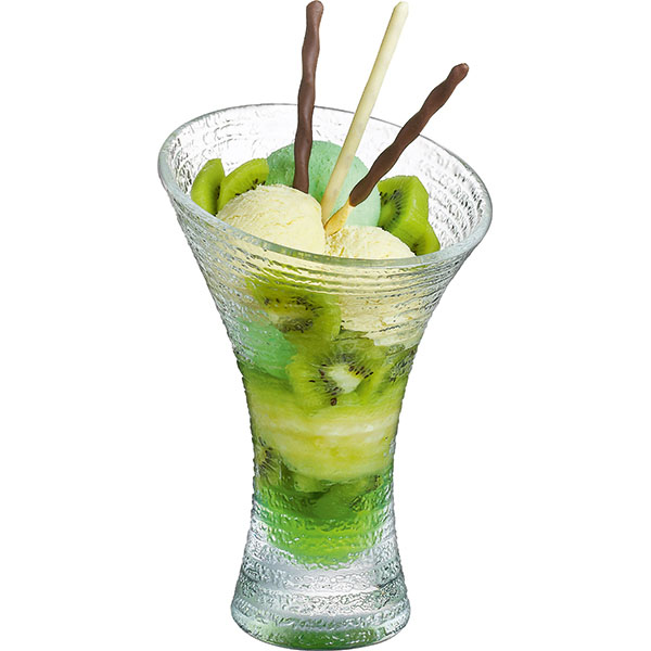 Креманка «Джаззд Фроузен»;стекло;410мл;D=12,7,H=19,8см;матовый