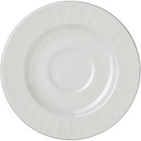 Блюдце «Эвита»;фарфор;D=125,H=15мм;белый