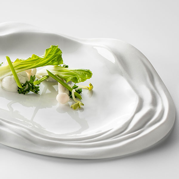 Тарелка «Барселона» мелкая;фарфор;D=21см;белый