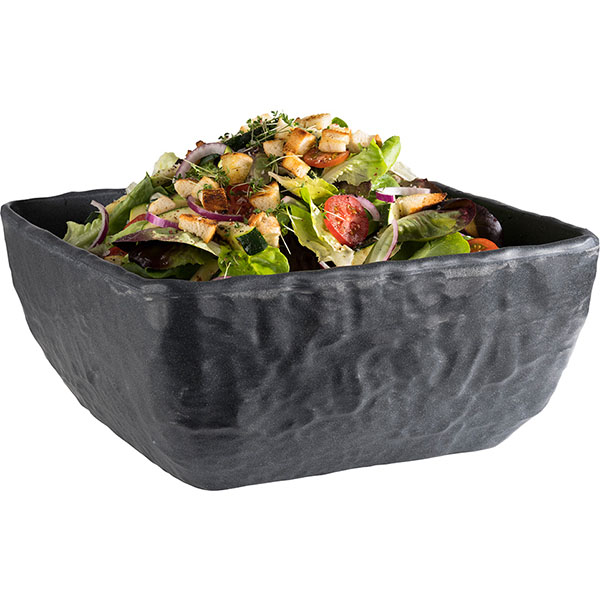 Салатник «Риф»;пластик;8л;,H=14,5,L=32,B=32см;черный