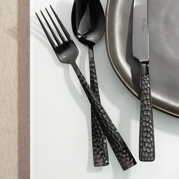 Нож столовый «Пэлас Мартеллато Трэжер Блэк»;сталь нерж.;черный