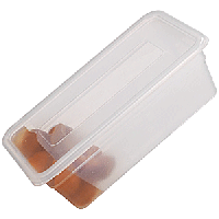 Гастроемкость (1/1) «Альто+»;поликарбонат;,H=15,L=53,B=32,5см;полупрозр.