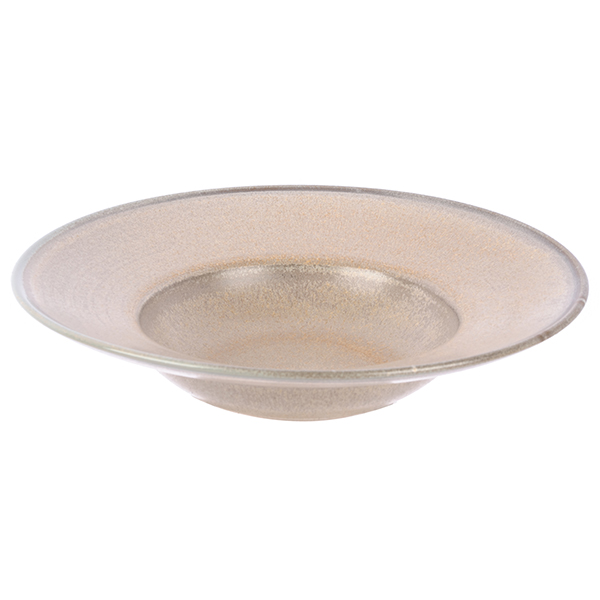 Тарелка для пасты «Агава»;фарфор;D=280,H=55мм;матовый,зелен.