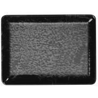 Блюдо «Нанокрем Блэк» прямоугольное;фарфор;,H=22,L=350,B=260мм;черный