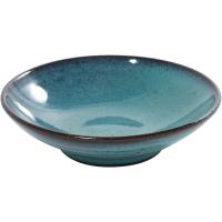 Салатник «Аква»;керамика;300мл;D=150,H=35мм;бирюз.