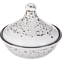 Тажин «Тирамису» с крышкой;керамика;0,5л;D=18,H=15см