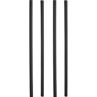 Трубочки без сгиба[1000шт];полипроп.;D=7,L=210мм;черный