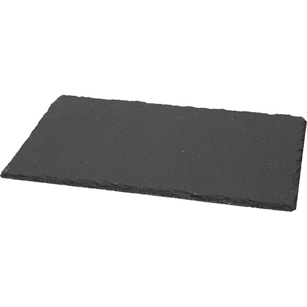 Блюдо для подачи «Ардезиа»;сланец натур.;,L=30,B=20см;черный