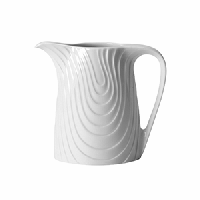 Молочник «Оптик»;фарфор;150мл;D=32,H=95,L=105,B=50мм;белый