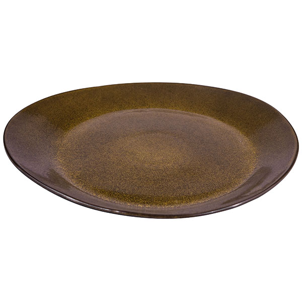 Тарелка «Млечный путь салатовый»;фарфор;,H=3,L=32,B=29см;салатов.,черный