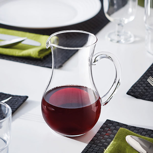 Кувшин «Пичет»;стекло;0,5л;D=77,H=150,L=130мм;прозр.