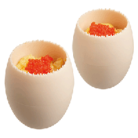 Емкость для закусок «Яйцо» набор для дегустаций (-20 +100С)[100шт];полипроп.;D=42,H=60мм