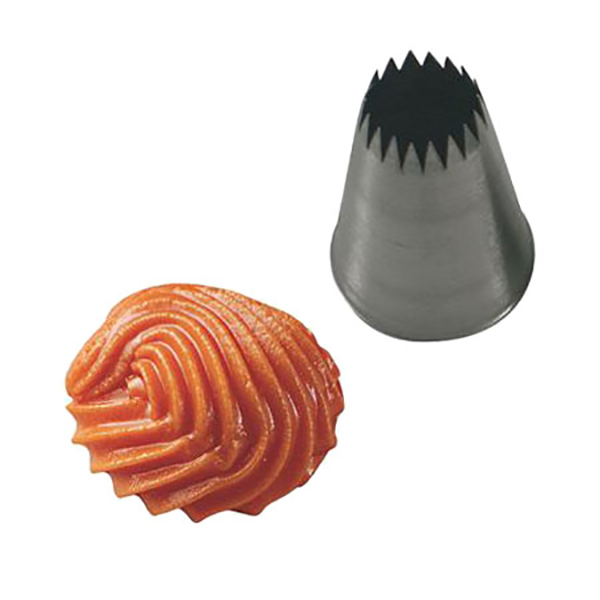 Насадка кондитерская «Открытая звезда»[5шт];сталь нерж.;D=35/15,H=50мм