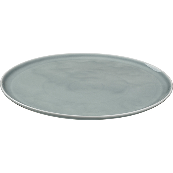 Блюдо для пиццы «Акварель» Принц;фарфор;D=320,H=11мм;свет.-сер.