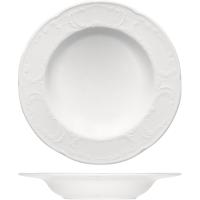 Тарелка глубокая «Моцарт»;фарфор;250мл;D=20,H=6см;белый