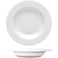 Тарелка глубокая «Это Рома»;фарфор;300мл;D=22,5см;белый