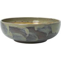 Салатник «Аврора Революшн Гранит»;фарфор;D=17,5см;бежев.,коричнев.