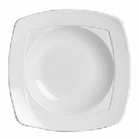 Салатник «Симплисити Вайт»;фарфор;400мл;,H=4,L=23,B=23см;белый