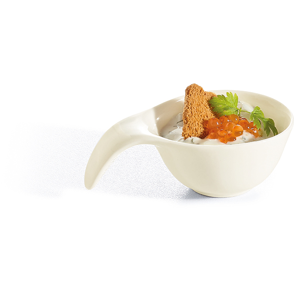 Соусник «Аппетайзер»;фарфор;30мл;D=80,H=26мм;белый