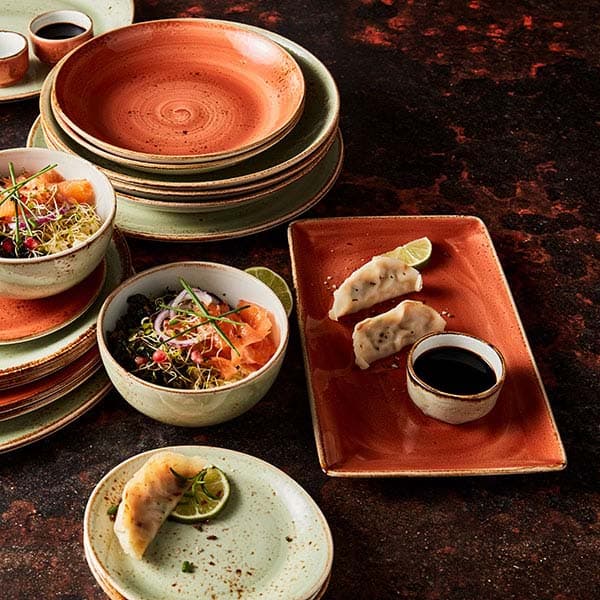 Соусник «Крафт Грин»;фарфор;55мл;D=65,H=30мм;зелен.