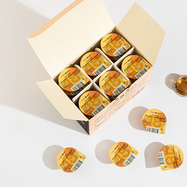 Сироп «Карамель» ароматизированный порционный Pinch&Drop[30шт];картон;15мл;,H=12,L=15,5,B=10см