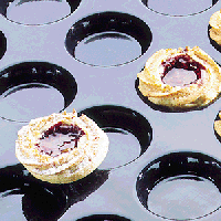 Форма кондитерская «Круг» на листе 15шт.;силикон,стеклопласт.;D=91,H=8,L=600,B=400мм