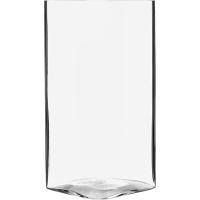 Ваза д/цветов квадр.;стекло;,H=27,5,L=15,B=15см;прозр.