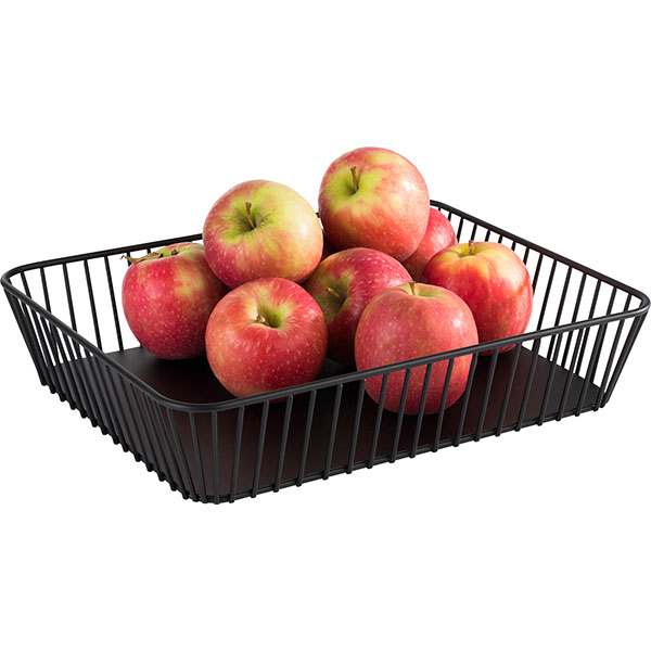 Корзина для хлеба GN1/2;металл;,H=75,L=325,B=265мм;черный