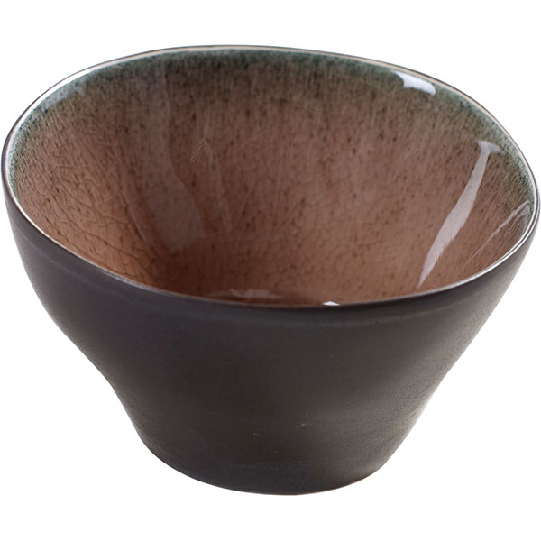Салатник «Пьюр»;керамика;D=75,H=45мм;коричнев.