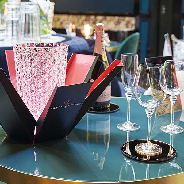 Ваза для цветов «Миф»;хр.стекло;,H=27см