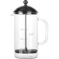 Френч-пресс;стекло;1л;D=95,H=225,L=140мм;прозр.