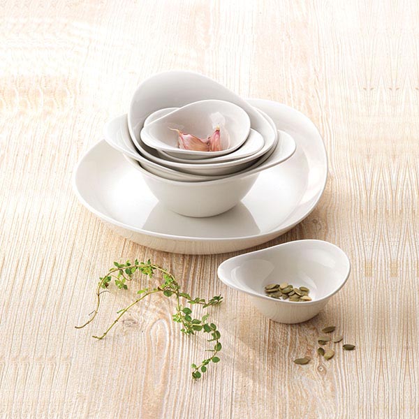 Салатник «ФриСтайл»;фарфор;350мл;D=24,H=2см;белый